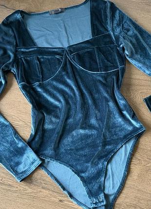 Жіноче велюрове боді primark