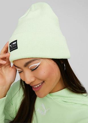 Новая женская шапка puma archive heather beanie