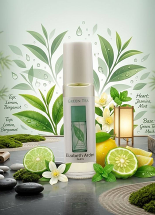 Масляні парфуми  green tea (жіночі), роликовий флакон 10 мл