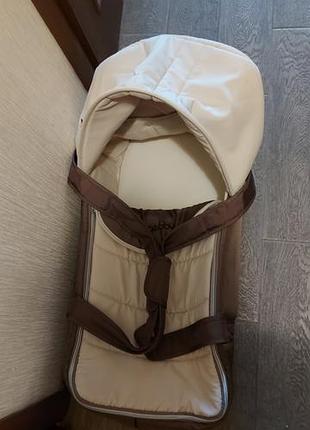 Переноска для немовлят baby design бежево-коричнева