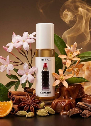 Масляный парфюм cacharel yes i am (женские), роликовый флакон 10 мл