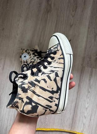 Круті леопардові converse chuck taylor на платформі 4