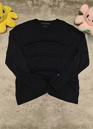 Кофта джемпера tommy hilfiger темно-синя
