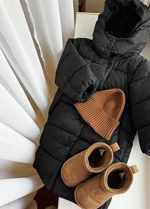 Пальто h&m 3-4-5 98-110см шапка h&m уги h&m 26/27