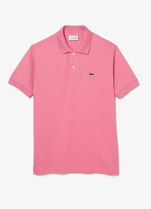 Поло чоловіче lacoste classic fit рожеве