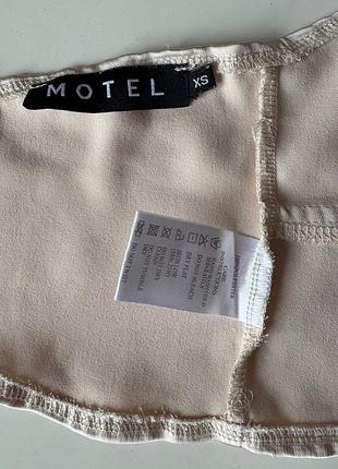 Motel rocks сатиновый топ-халтер 5