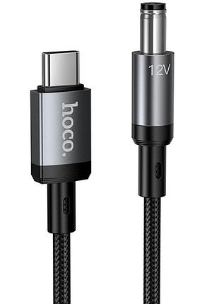 Кабель питания для роутера/модема hoco x129 advantage type-c-dc 12v (1m) black