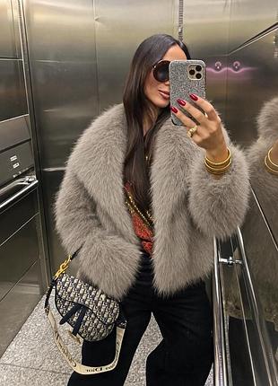 Шуба zara оверсайз