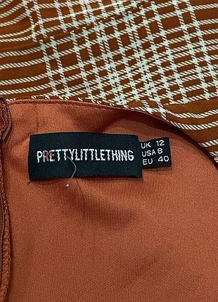 Міні сукня prettylittlething у клітинку 6