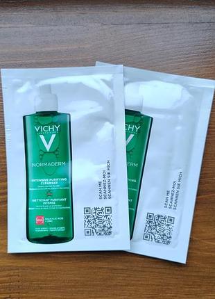 Гель для вмивання vichy normaderm intensive purifying cleanser для проблемної шкіри