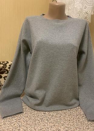 Светр жіночий uniqlo кашеміровий сірий