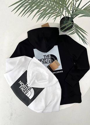 Худі the north face з капюшоном на мікрофлісі