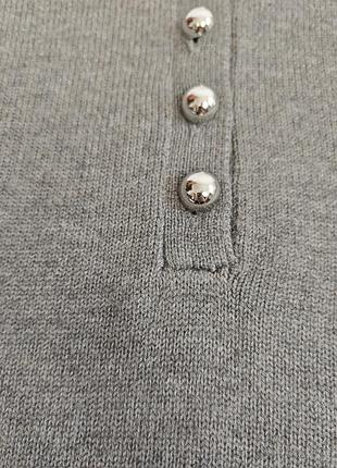 Вязаное платье h&amp;m с воротничком 8