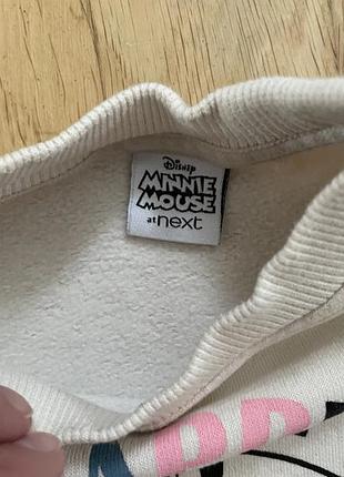 Світшот disney minnie mouse next 6-7р 122 см 4