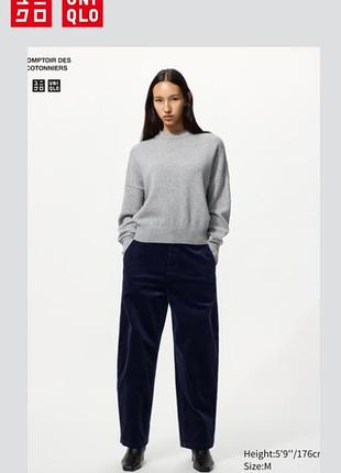 Вельветовые брюки curve uniqlo