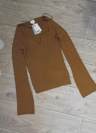 Кофта в рубчик h&m розмір xl 7