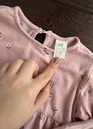 Рожева сукня h&m 5