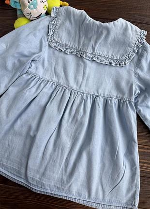 Джинсова сукня zara 7
