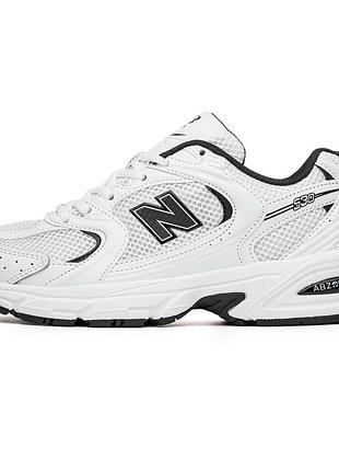 New balance 530 white black 6