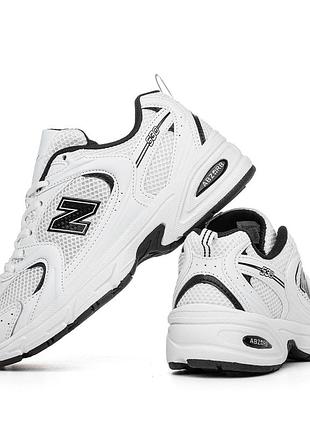 New balance 530 white black 3
