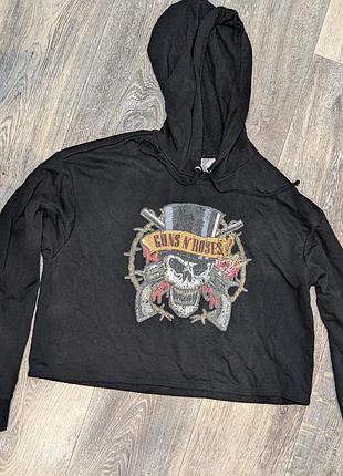 Коротке худі guns n' roses