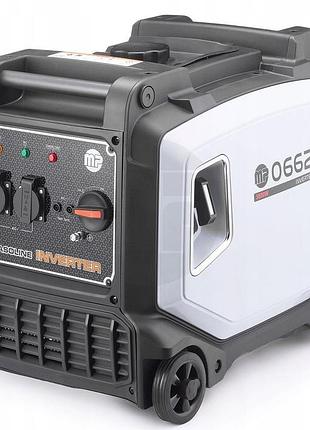 Инверторный бензиновый электрогенератор 3,8 квт majster polska mp0662 с avr, тихий, с медной обмоткой (польша)
