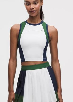 Спортивна майка lululemon court champ high-neck tennis tank top