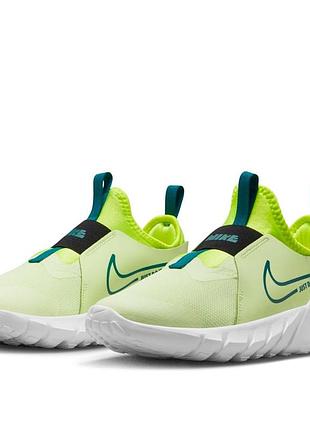 Кросівки дитячі оригінал nike flex runner 2 салатові, розмір 13.5c (19.5-19.7 см)