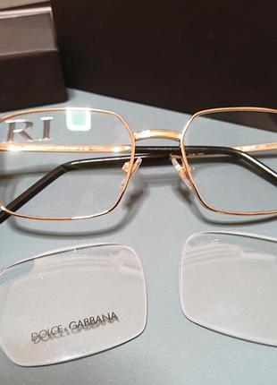 Окуляри dolce & gabbana золотисті з футляром