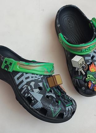 Оригинальные crocs minecraft c12 длина стельки по факту 18см