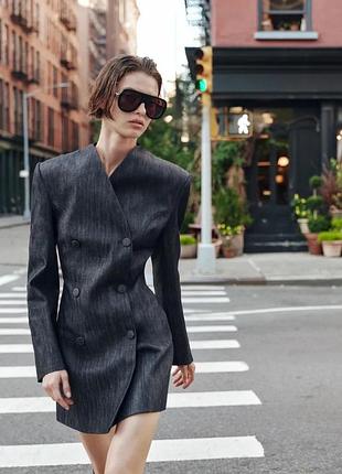 Сукня жіноча в стилі блейзера zara new