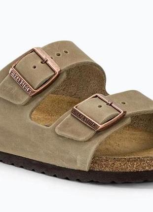 Шльопанці birkenstock arizona soft footbed оригінал made in germany