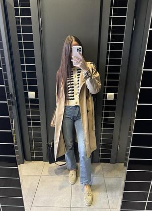 Тренч бежевий 4