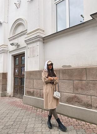 Тренч бежевий