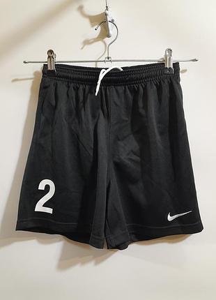 Детские спортивные шорты nike dri-fit черного цвета