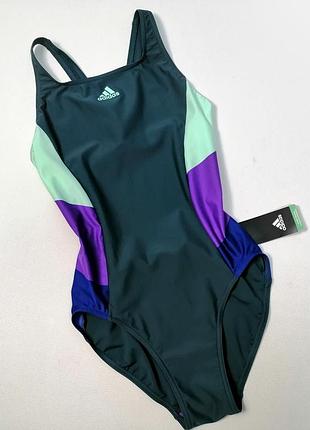 Спортивний суцільний купальник adidas inf ec3 suit (оригінал, новий з биркою)