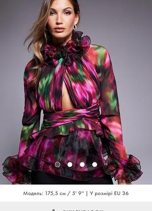 Шикарна брендовa блуза asos luxe