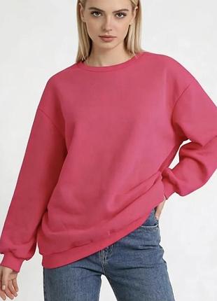 Ярко розовый, малиновый свитшот dunnes р.s/m,полномерный, без недостатков