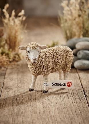 Коллекционная фигурка домашнего животного schleich овца германия овечка оригинал фигурка овцы животные фермы реалистичная игрушка овечка