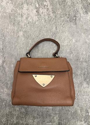Кожаная мини сумка coccinelle 3