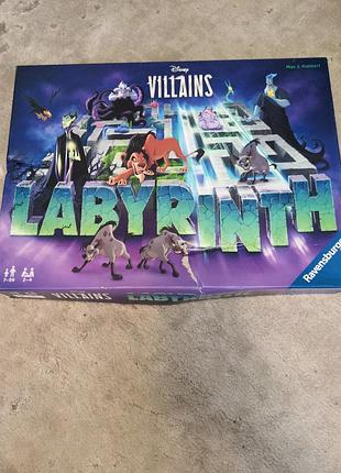 Настільна гра disney villains labyrinth (лабіринт: лиходії діснея)
