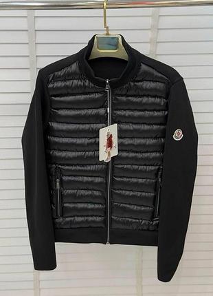 Чоловіча чорна куртка-кардиган moncler xl, xxl нова