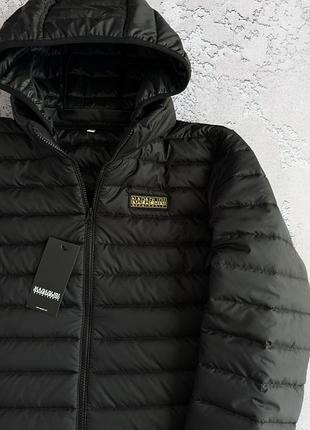 Куртка демисезонная napapijri черная s, m, l, xl, xxl, xxxl