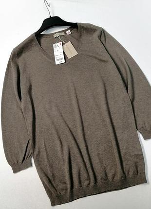 Легка жіноча натуральна кофта/джемпер uniqlo linen blend (з биркою)