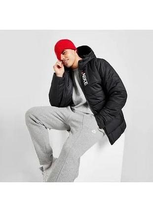 Куртка чоловіча nike nsw hybrid synthetic fill чорна м