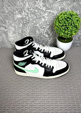 Nike air jordan 1 mid кроссовки 42 размер баскетбольные кожаные