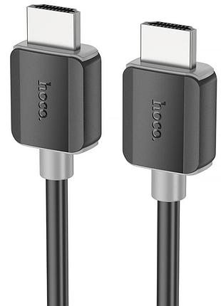 Дата кабель hoco us08 hdtv 2.0 male to male 4k hd (1m) black