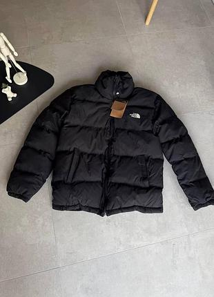 L, xxl двусторонняя куртка the north face черная зима