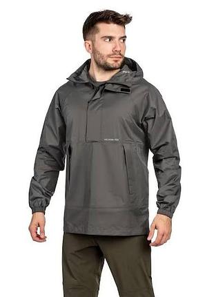Сіра демісезонна куртка анорак helikon-tex xs-2xl