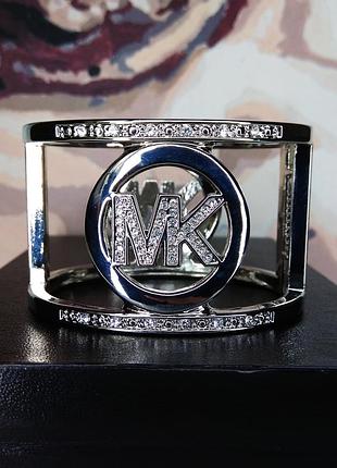 Широкий браслет michael kors з фіанітами та кристалами